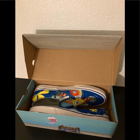 New Host Pick New Mens SpongeBob Vans Collaboration Size 10 11.5 Sneakers Shoes - Picture 12 of 16